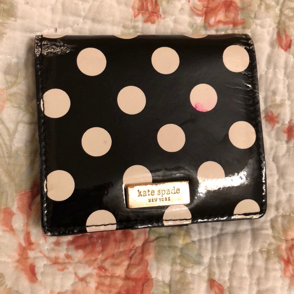 Kate Spade Polka Dot bifold wallet